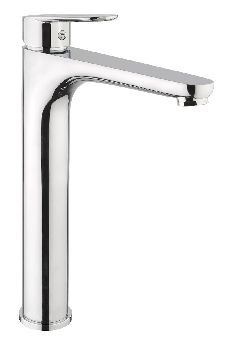 Изображение товара Смеситель Webert Sax Evolution SE830402015 для раковины, высокий, с донным клапаном, хром