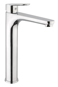 Изображение товара Смеситель Webert Sax Evolution SE830402015 для раковины, высокий, с донным клапаном, хром