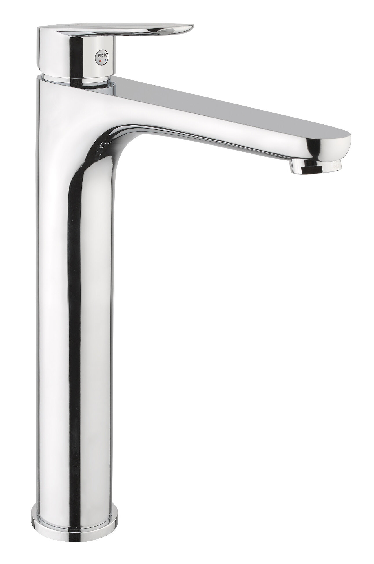 Изображение товара Смеситель Webert Sax Evolution SE830402015 для раковины, высокий, с донным клапаном, хром