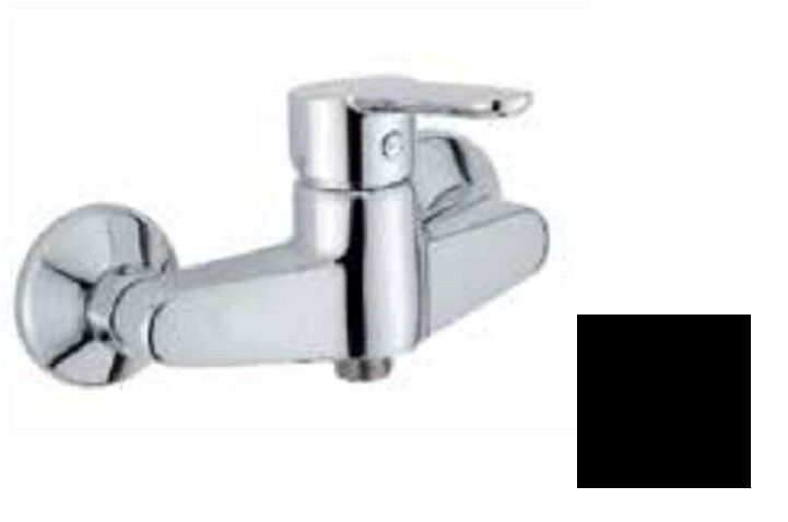 Изображение товара Смеситель Webert Sax Evolution SE870102560 для душа, черный матовый