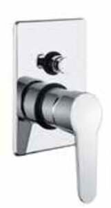 Изображение товара Современный встроенный смеситель для душа Webert Sax Evolution с девиатором хром