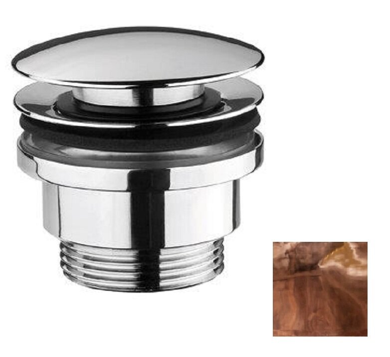 Изображение товара Донный клапан Webert Aria AC0405085 клик-клак 1 1/4" бронза