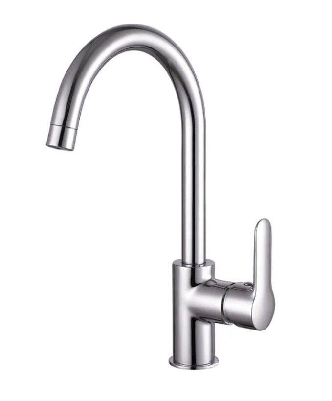 Изображение товара Смеситель для кухни Iddis Cuba CU1BNJ0i05 сатин однорычажный поворотный