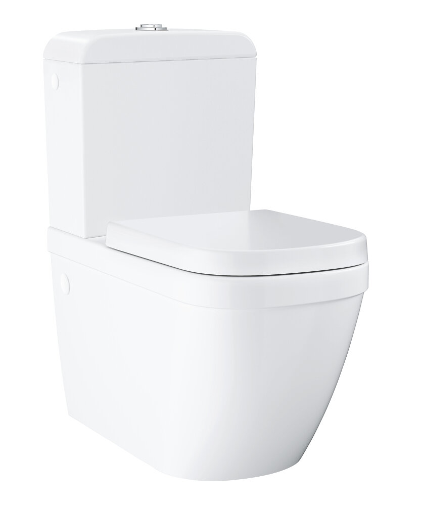 Изображение товара Напольный безободковый унитаз Grohe Euro Ceramic 39338000/39332000 с мощным смывом