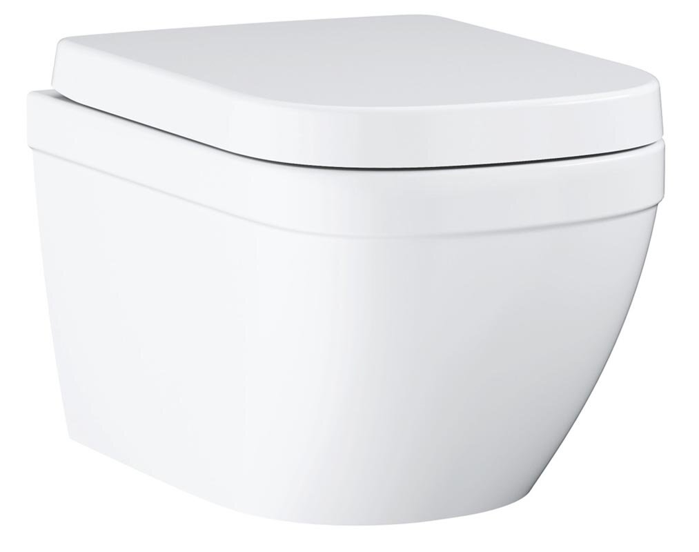 Изображение товара Подвесной унитаз Grohe Euro Ceramic 3932800H безободковый с PureGuard