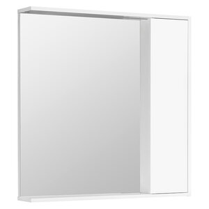 Изображение товара Зеркальный шкаф Акватон Стоун 80, 1A228302SX010, с подсветкой, цвет белый глянцевый