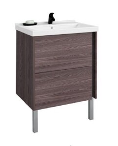 Изображение товара Тумба под раковину Акватон Стоун 60 см напольная грецкий орех