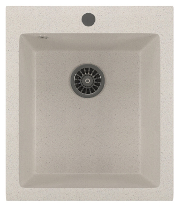 Изображение товара Кухонная мойка Mixline ML-GM14 42 х 49 х 19 см белая