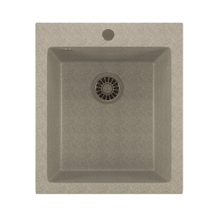 Изображение товара Кухонная мойка Mixline ML-GM14 (310), врезная сверху, цвет - серый, 42 х 49 х 19 см