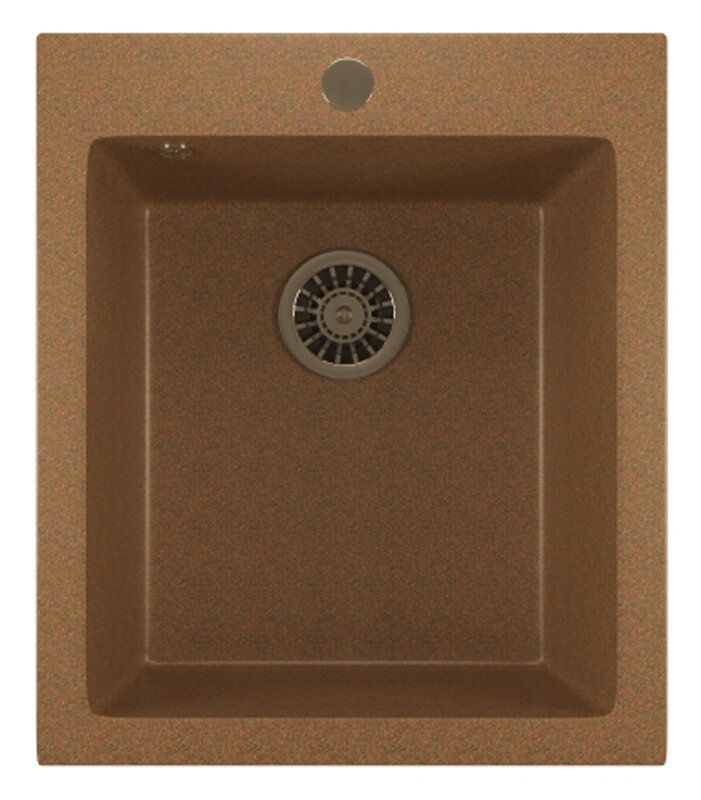 Изображение товара Кухонная мойка Mixline ML-GM14 терракотовая врезная 42x49 см Изображение товара Кухонная мойка Mixline ML-GM14 терракотовая врезная 42x49 см