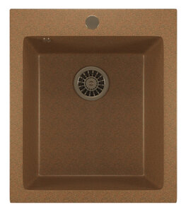 Изображение товара Кухонная мойка Mixline ML-GM14 терракотовая врезная 42x49 см
