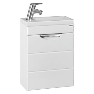 Изображение товара Тумба под раковину СаНта Родос 206010, 40 см, подвесная, цвет белый