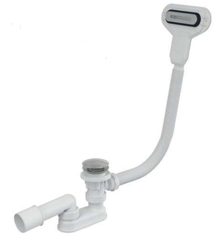 Изображение товара Слив-перелив AlcaPlast A516KM Click/Clack с плоским переливом хром