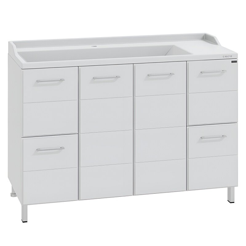 Изображение товара Тумба под раковину СаНта Омега 120 207043 напольная белая Россия