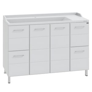 Изображение товара Тумба под раковину СаНта Омега 207043, 120 см, напольная, цвет белый