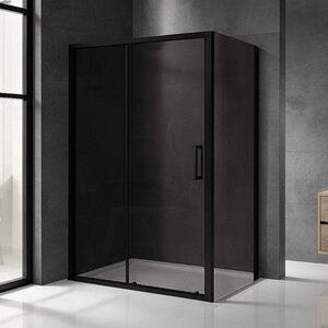 Изображение товара Душевой уголок Royal Bath Accord RB7130HPS-G-BL, 130 x 70 см, стекло тонированное, профиль черный