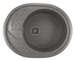 Изображение товара Кухонная мойка Mixline ML-GM17 309 врезная сверху темно-серая 57х46.5х18 см