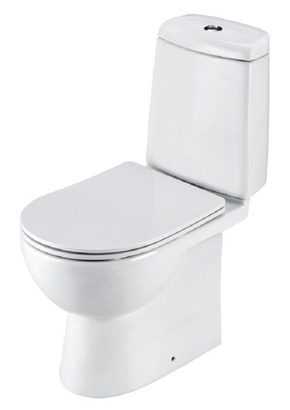 Изображение товара Напольный унитаз Santek Остин 1.WH30.2.419 с быстросъемным сиденьем и безободковой системой