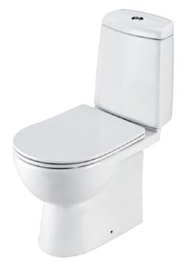 Изображение товара Напольный унитаз Santek Остин 1.WH30.2.419 с быстросъемным сиденьем и безободковой системой