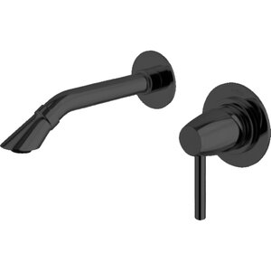 Изображение товара Смеситель Webert Opera Moderna OE830606560 для раковины настенный, черный матовый