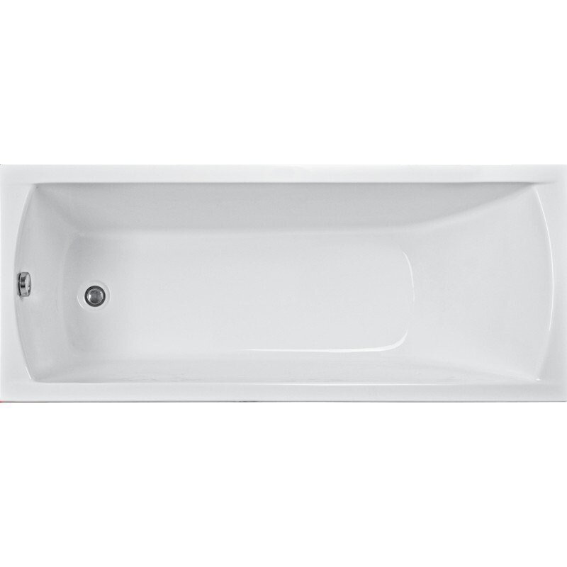 Изображение товара Ванна акриловая Vayer Milana 165 x 70 см, белая, встраиваемая