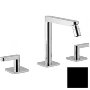 Изображение товара Смеситель Webert Living LV710502560 для биде, с донным клапаном, черный матовый