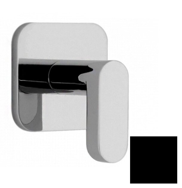 Изображение товара Запорный кран для душа Webert Living LV690102560 встраиваемый латунь черный матовый