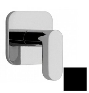 Изображение товара Кран запорный (внешняя часть) Webert Living LV690102560 встраиваемый, подключение 3/4, черный матовый