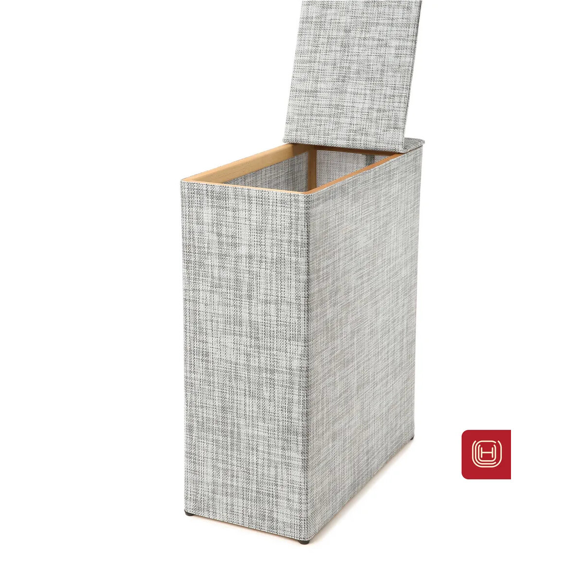 Изображение товара Корзина для белья Casy Home HB-033/00-101006, ширина 46 см, глубина 22 см, высота 58 см, цвет серый Изображение товара Корзина для белья Casy Home HB-033/00-101006, ширина 46 см, глубина 22 см, высота 58 см, цвет серый