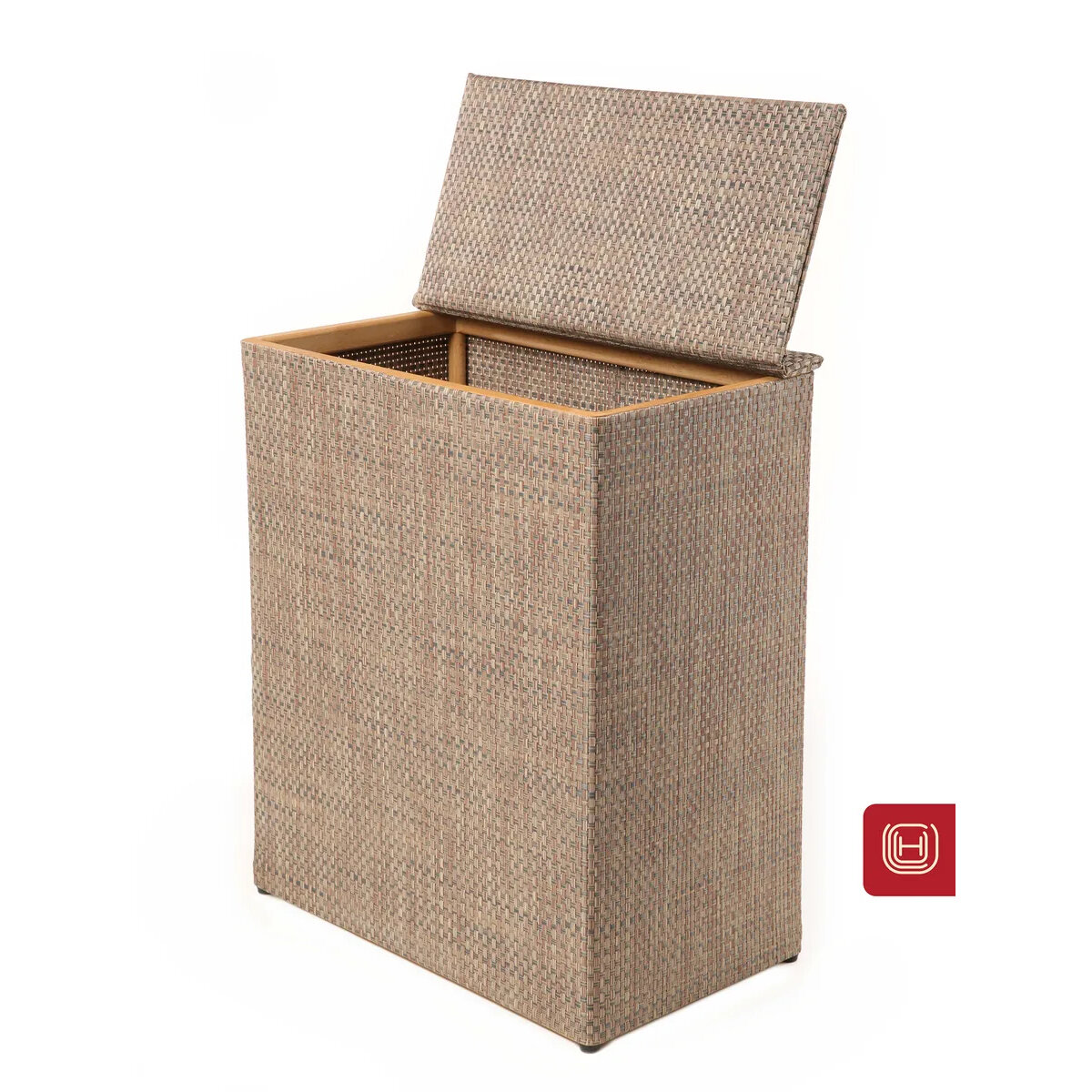 Изображение товара Корзина для белья Casy Home HB-041/00-101007, ширина 46 см, глубина 27 см, высота 57 см, цвет коричневый Изображение товара Корзина для белья Casy Home HB-041/00-101007, ширина 46 см, глубина 27 см, высота 57 см, цвет коричневый