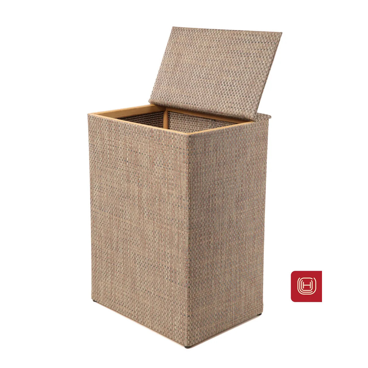Изображение товара Корзина для белья Casy Home HB-051/00-101010, ширина 42 см, глубина 32 см, высота 60 см, цвет коричневый Изображение товара Корзина для белья Casy Home HB-051/00-101010, ширина 42 см, глубина 32 см, высота 60 см, цвет коричневый