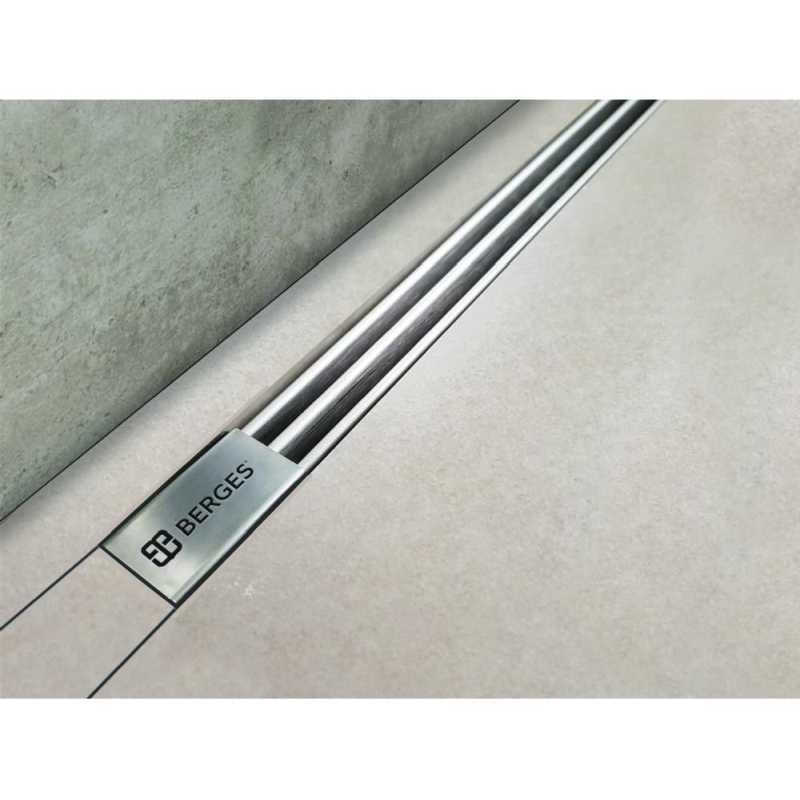 Изображение товара Дренажный канал Berges Super Slim 500 матовый хром с регулировкой длины Изображение товара Дренажный канал Berges Super Slim 500 матовый хром с регулировкой длины
