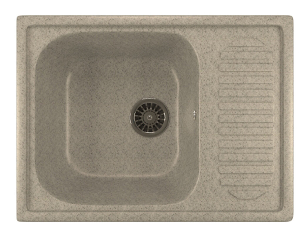 Изображение товара Кухонная мойка Mixline ML-GM18 (310) врезная серый искусственный камень 64.5x49 см Изображение товара Кухонная мойка Mixline ML-GM18 (310) врезная серый искусственный камень 64.5x49 см
