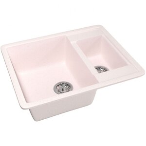 Изображение товара Кухонная мойка Mixline ML-GM21 светло-розовая врезная 61x49.5x19 см