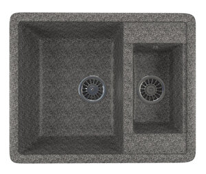 Изображение товара Кухонная мойка Mixline ML-GM21 (309) врезная из искусственного камня 61x49.5 см темно-серая