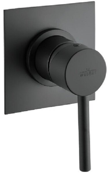 Изображение товара Смеситель Webert Elio EL880101560 для душа, черный матовый
