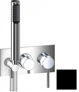 Изображение товара Гигиенический душ Webert Elio EL860512560, со смесителем, черный матовый