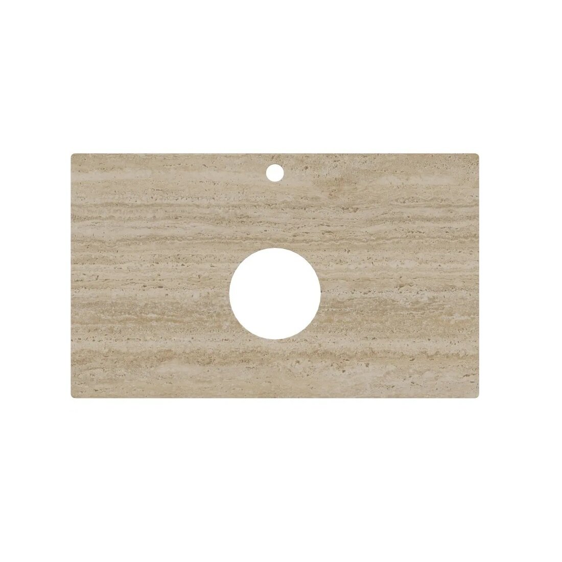 Изображение товара Столешница Kerama Marazzi Canaletto Про Травертин KM6012G0751RP80Tc2, 80 см, керамогранит, цвет бежевый матовый Изображение товара Столешница Kerama Marazzi Canaletto Про Травертин KM6012G0751RP80Tc2, 80 см, керамогранит, цвет бежевый матовый