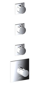 Изображение товара Смеситель Webert Elio El971502015 для душа, термостатический, встраиваемый, на 3 потока, хром