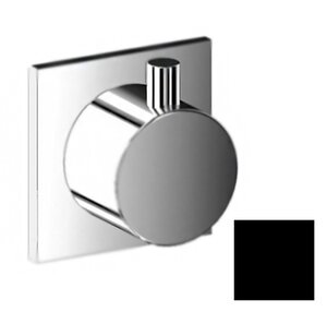 Изображение товара Кран запорный (внешняя часть) Webert Elio El690101560 встраиваемый, подключение 1/2", черный матовый