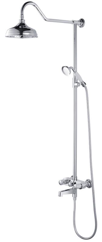 Изображение товара Душевая система Schein Carving 8065055 с двумя вентилями, хром