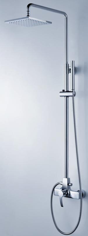 Изображение товара Душевая система Schein Whirl 42215/8035013 с верхним и ручным душем, хром