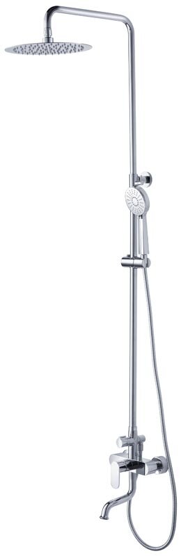 Изображение товара Душевая система Schein Track 493KS/Z803055PT с верхним и ручным душем хром