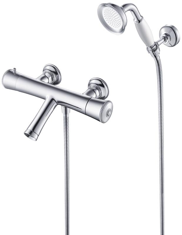 Изображение товара Смеситель для ванной и душа Schein Superior 8066139 хром Германия Изображение товара Смеситель для ванной и душа Schein Superior 8066139 хром Германия