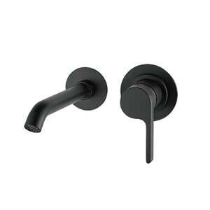 Изображение товара Смеситель Webert DoReMi DR830606560 для раковины настенный, черный матовый