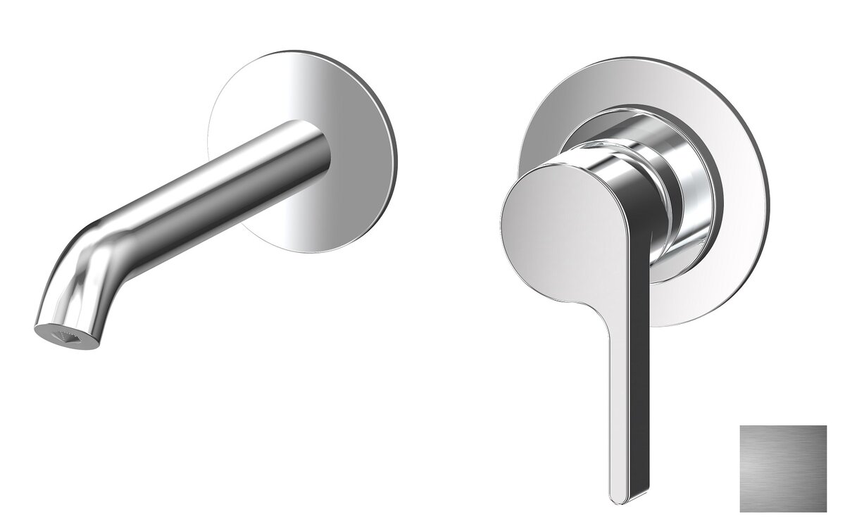 Изображение товара Смеситель Webert DoReMi DR830606345 для раковины настенный, нержавеющая сталь