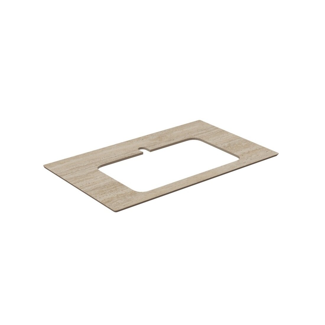 Изображение товара Столешница Kerama Marazzi Canaletto Про Травертин KM6012G0751RP80Ir2, 80 см, керамогранит, цвет бежевый матовый Изображение товара Столешница Kerama Marazzi Canaletto Про Травертин KM6012G0751RP80Ir2, 80 см, керамогранит, цвет бежевый матовый