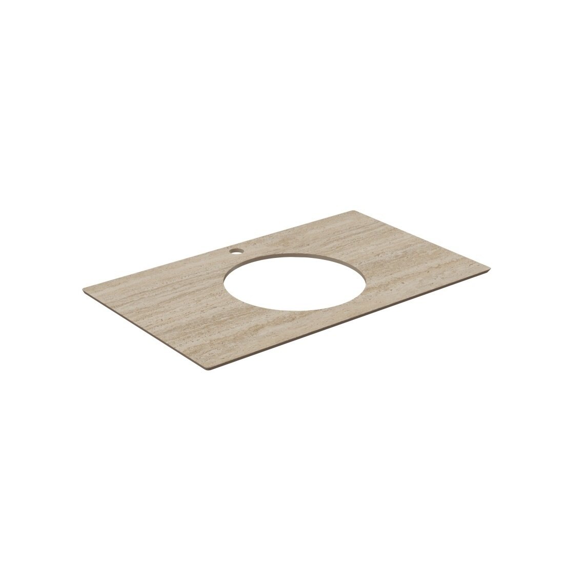 Изображение товара Столешница Kerama Marazzi Canaletto Про Травертин KM6012G0751RP80Ic2, 80 см, керамогранит, цвет бежевый матовый Изображение товара Столешница Kerama Marazzi Canaletto Про Травертин KM6012G0751RP80Ic2, 80 см, керамогранит, цвет бежевый матовый