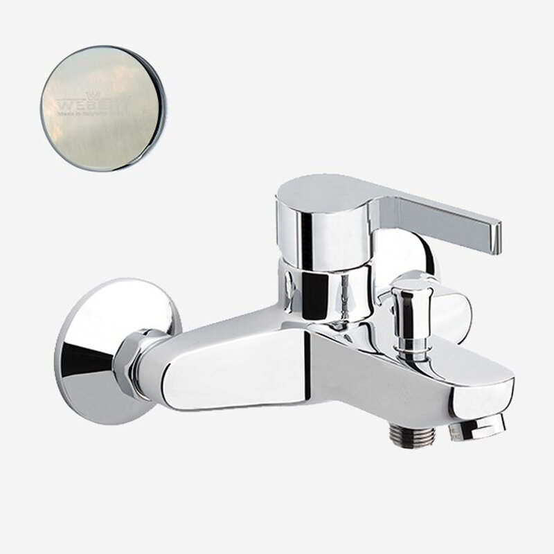 Изображение товара Смеситель Webert DoReMi DR850102345 для ванны нержавеющая сталь Италия