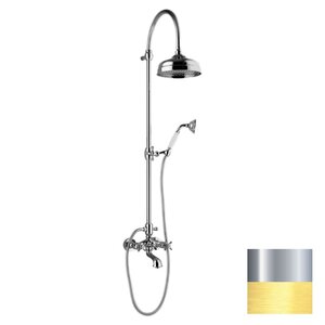 Изображение товара Душевая система Webert Ottocento OT721208017, хром/золото